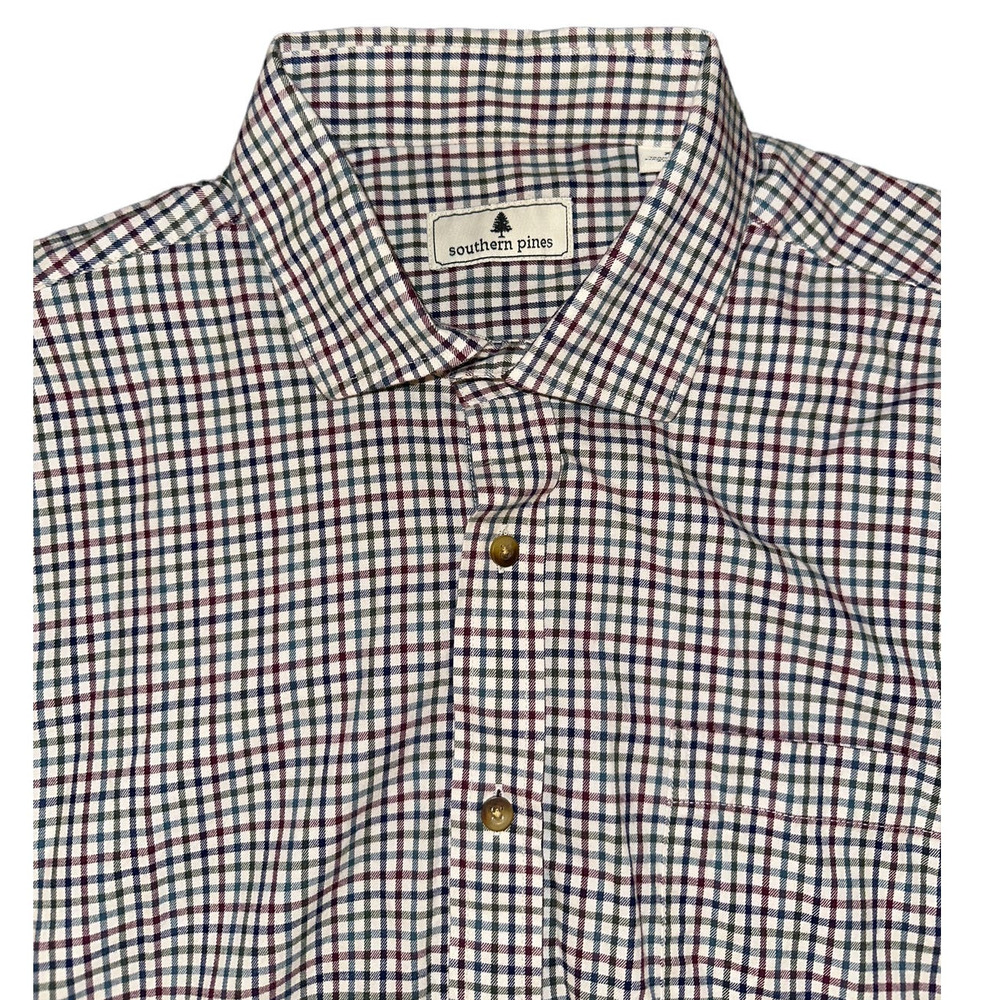 Southern Pines Shirt Mens XL Multicolor Long‎ Sleeve Casual Button Up